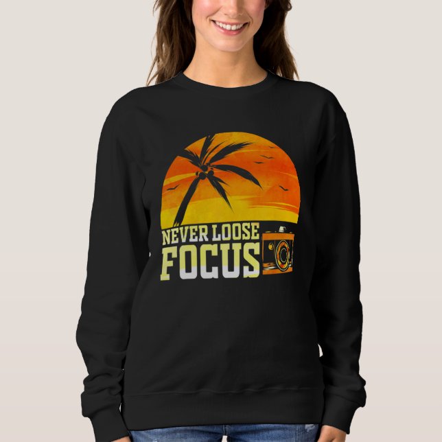 Fotografifotografi: glöm aldrig Focus Camera T Shirt (Framsida)