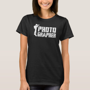 Fotografifotojournalist Fotografivideokamera T Shirt