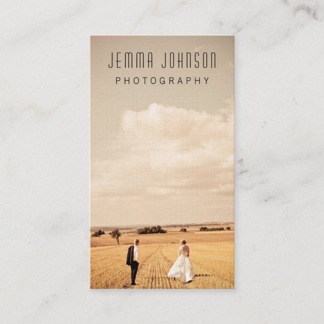 Fotografifotomall Marknadsföring Visitkort (Framsida)