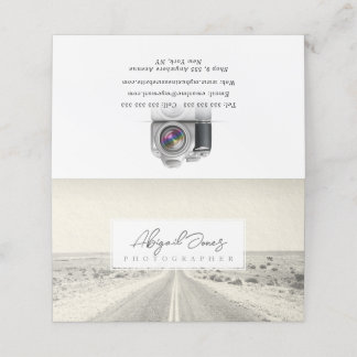Fotografigrafiskt designermedium tidsbeställning kort