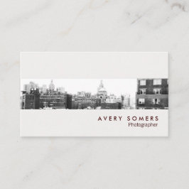 Fotografiinfofoto för professionell Fotografi Visitkort