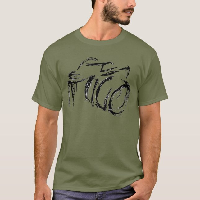 Fotografikamera . Anpassa T-Shirt (Framsida)