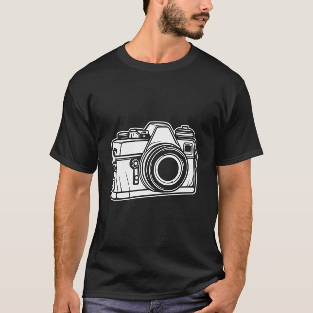Fotografikamera - Coola - fotograf T Shirt (Framsida)