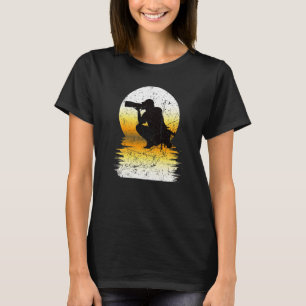 Fotografikamera för retro-fotografering t shirt