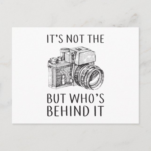 Fotografikamera från Funny Gift Idea Vykort (Framsida)