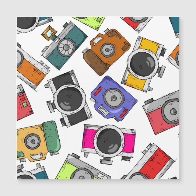 Fotografikamera i Illustration mönster (Framsida)