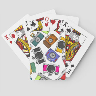 Fotografikamera i Illustration mönster Casinokort