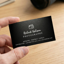 Fotografikamera med enkel projektionsyta svart visitkortmagnet