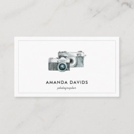 Fotografikamera Modern, minimalistisk professionel Visitkort