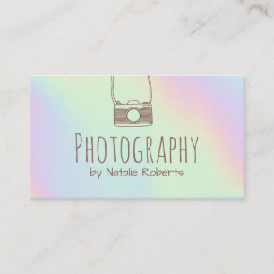 Fotografikamera Pastellfotografi Visitkort