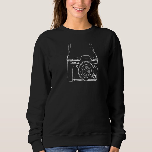 Fotografikamera T Shirt (Framsida)