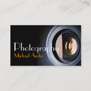 Fotografikameralins Lens Visitkort