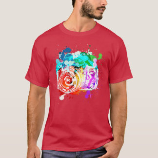 Fotografikameror för 'vattenfärgsfoto' t shirt