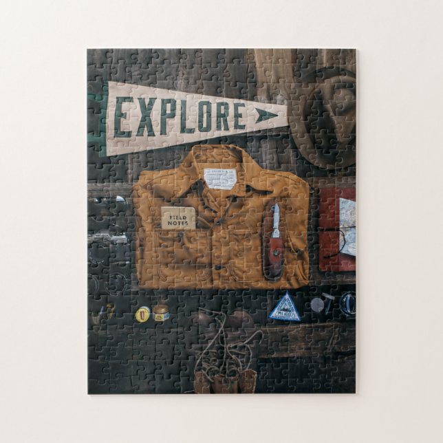 Fotografikomplex Jigszons Puzzles av trä Explorer Pussel (Vertikal)