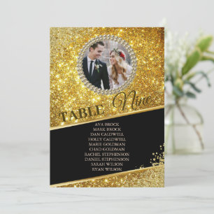 Fotografikort för foto till foto-Glitter-Eleganten Inbjudningar
