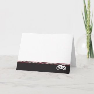 Fotografikort för motorcykel Cafe Racer Photo Gree Kort