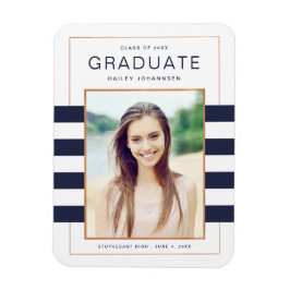 FotografiMagnet Navy Rand Studenten Magnet