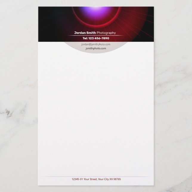 Fotografimall Brevpapper (Framsida)