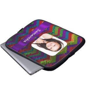 Fotografimall för personlig av diskettenhet laptop sleeve