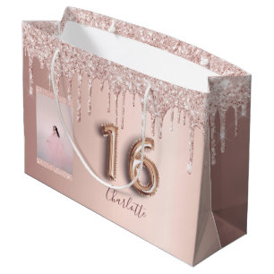 Fotografimonogram för sötfoto 16 ro rosa glitter