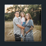 Fotografinät för helt enkelt färgad Personlig Magnet<br><div class="desc">Fotogåvor är de bästa gåvorna! Personlig enkelt med text och/eller bilder för ett anpassningsbar. Designad av Berry Berry Sweet. Visa fler design på www.berryberrysweet.com</div>