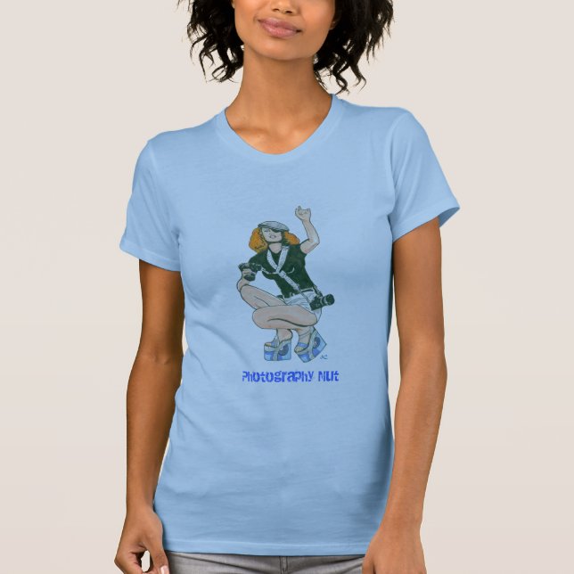FotografinötT-tröja T-shirt (Framsida)