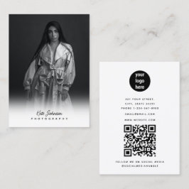 Fotografiobjekt för Logotyp av skript Visitkort