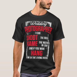 Fotografipersonalen i bröllop under juridik Phot T Shirt