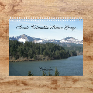 Fotografisk avbild av Scenia Columbia River Gorge Kalender