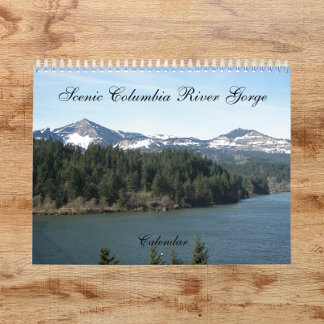 Fotografisk avbild av Scenia Columbia River Gorge Kalender