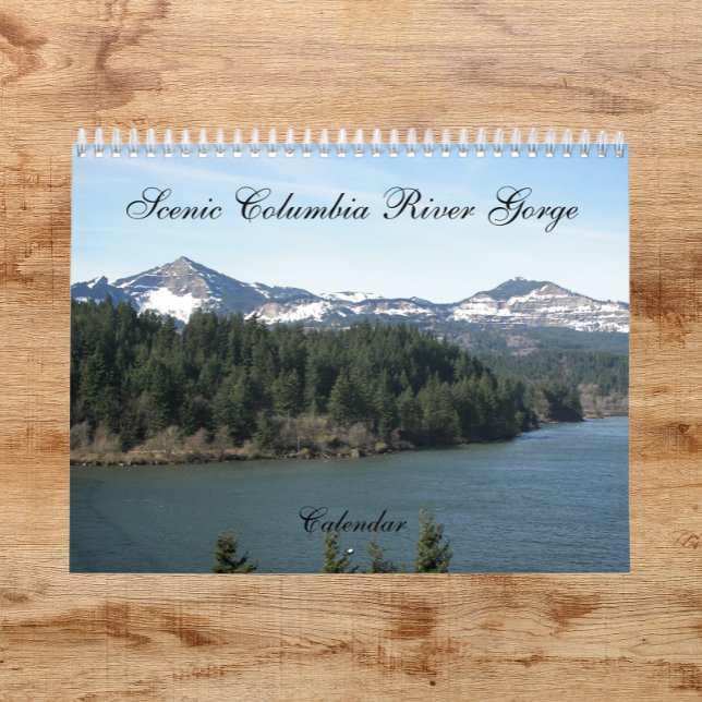 Fotografisk avbild av Scenia Columbia River Gorge Kalender (In Situ)