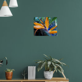 Fotografisk Blommigt för Tropical Crane Flower Poster