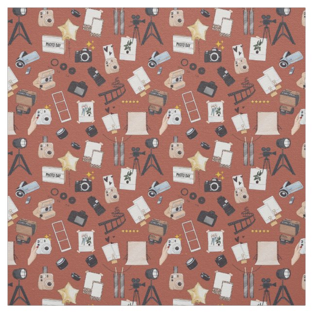 Fotografisk film mönster tyg (Provkarta)