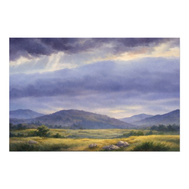 Fotografisk Landskaps Konst Redigerad (Bättre Kval Fototryck (Framsidan)