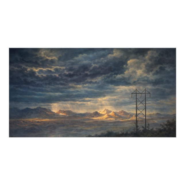 Fotografisk Landskaps Konst Redigerad (Bättre Kval Fototryck (Framsidan)