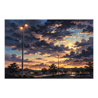 Fotografisk Landskaps Konst Redigerad (Bättre Kval Fototryck