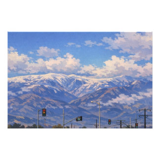 Fotografisk Landskaps Konst Redigerad (Bättre Kval Fototryck