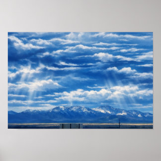 Fotografisk Landskaps Konst Redigerad Poster