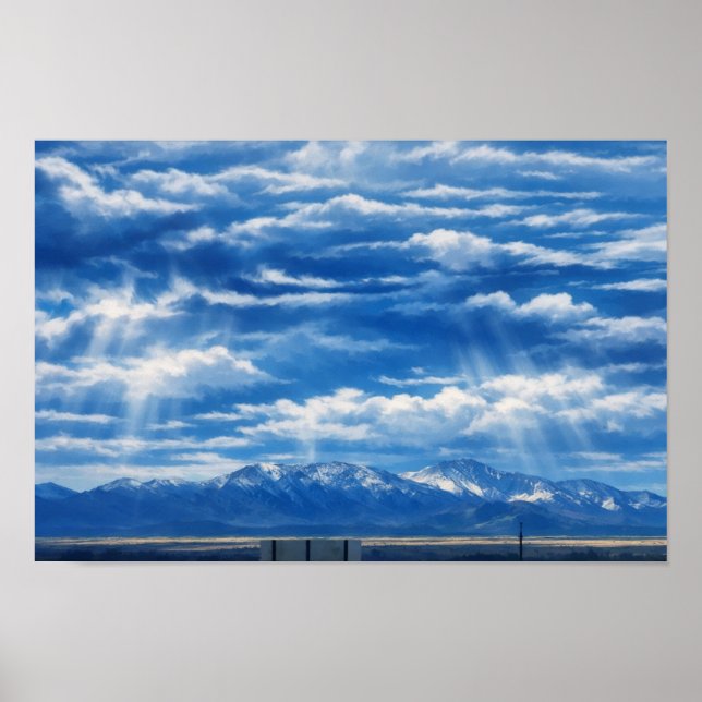 Fotografisk Landskaps Konst Redigerad Poster (Framsidan)