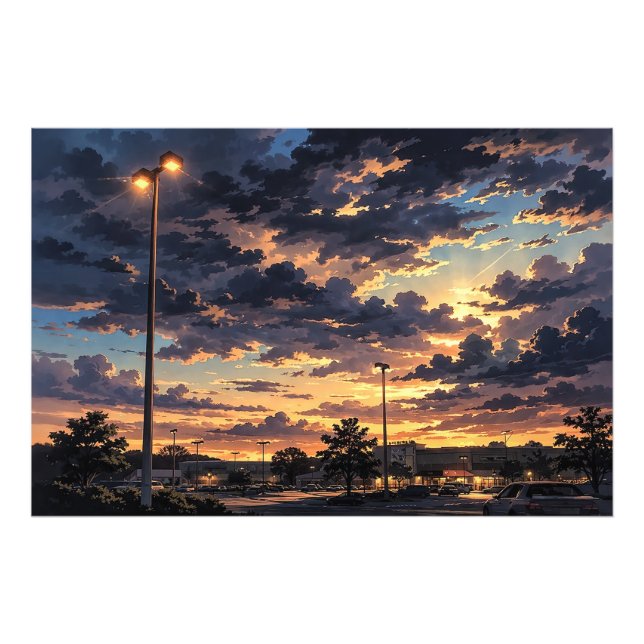 Fotografisk Landskapskonst Redigerad (Bättre Kvali Fototryck (Framsidan)