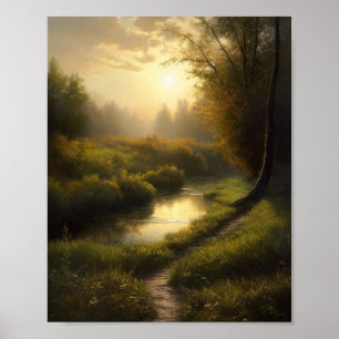 Fotografisk liggande målning av Serene Cleari Poster