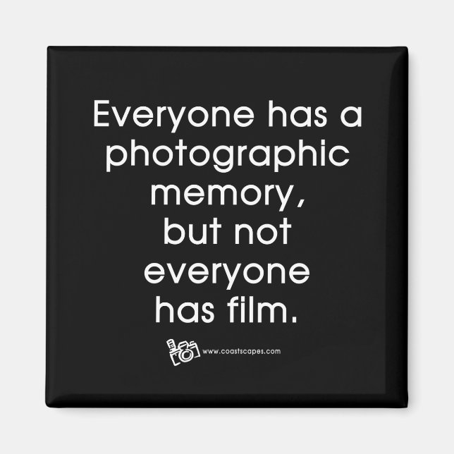 Fotografisk minnesoffert magnet (Framsidan)