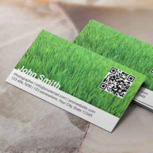 Fotografisk Professionell QR-kodfoto Visitkort