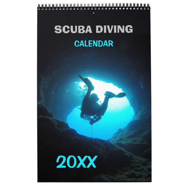 Fotografisk Scuba Dykning Dykare 2027 Kalender (Omslag)