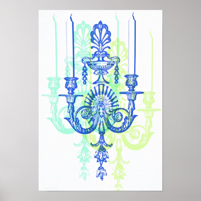 Fotografisk utskrift av popup-konturljus poster (Framsidan)