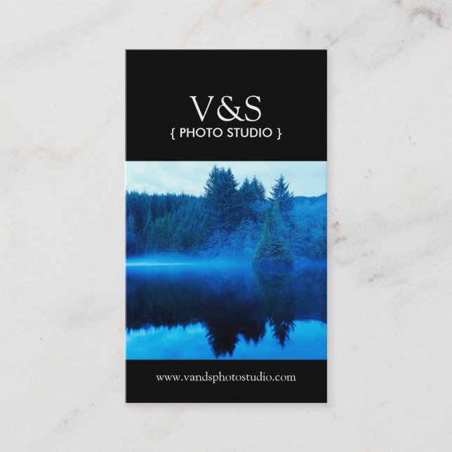 Fotografiska Affärskort Visitkort (Framsida)