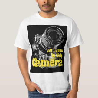 Fotografiska skjortor, coola kamera t shirt