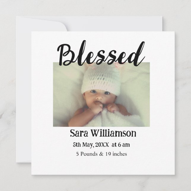 Fotografiskt modernt, minsta födelseattest för red meddelande (Framsida)