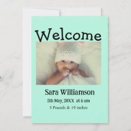 Fotografiskt modernt, minsta födelseattest för red meddelande