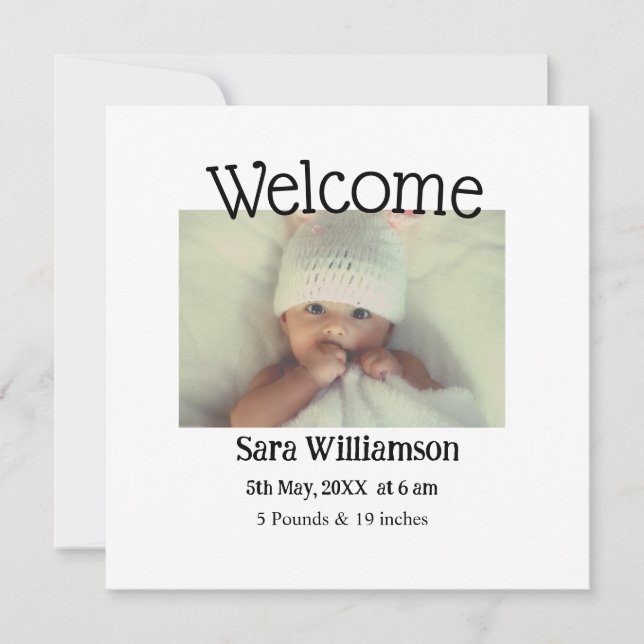 Fotografiskt modernt, minsta födelseattest för red meddelande (Framsida)